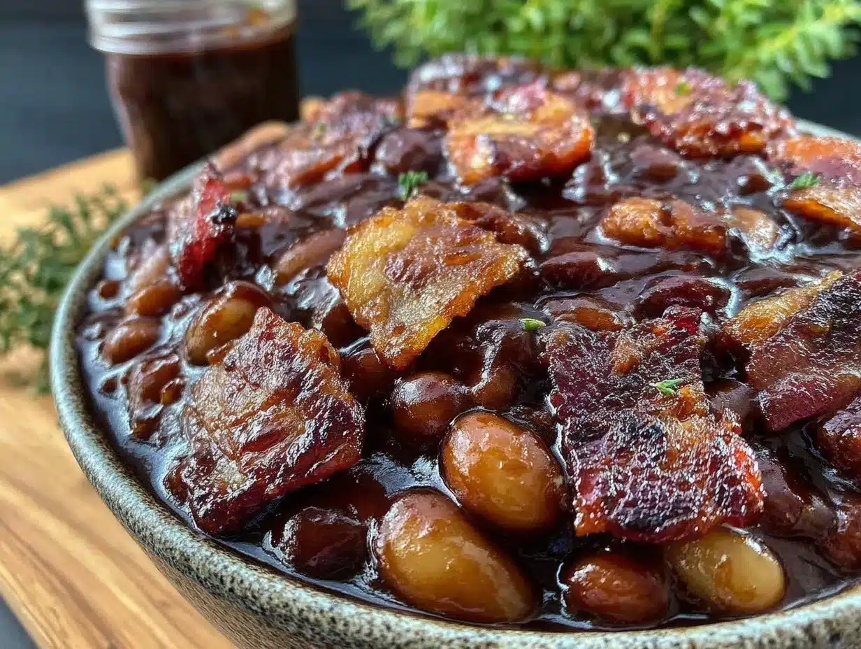 savory bbq baked beans preparation steps