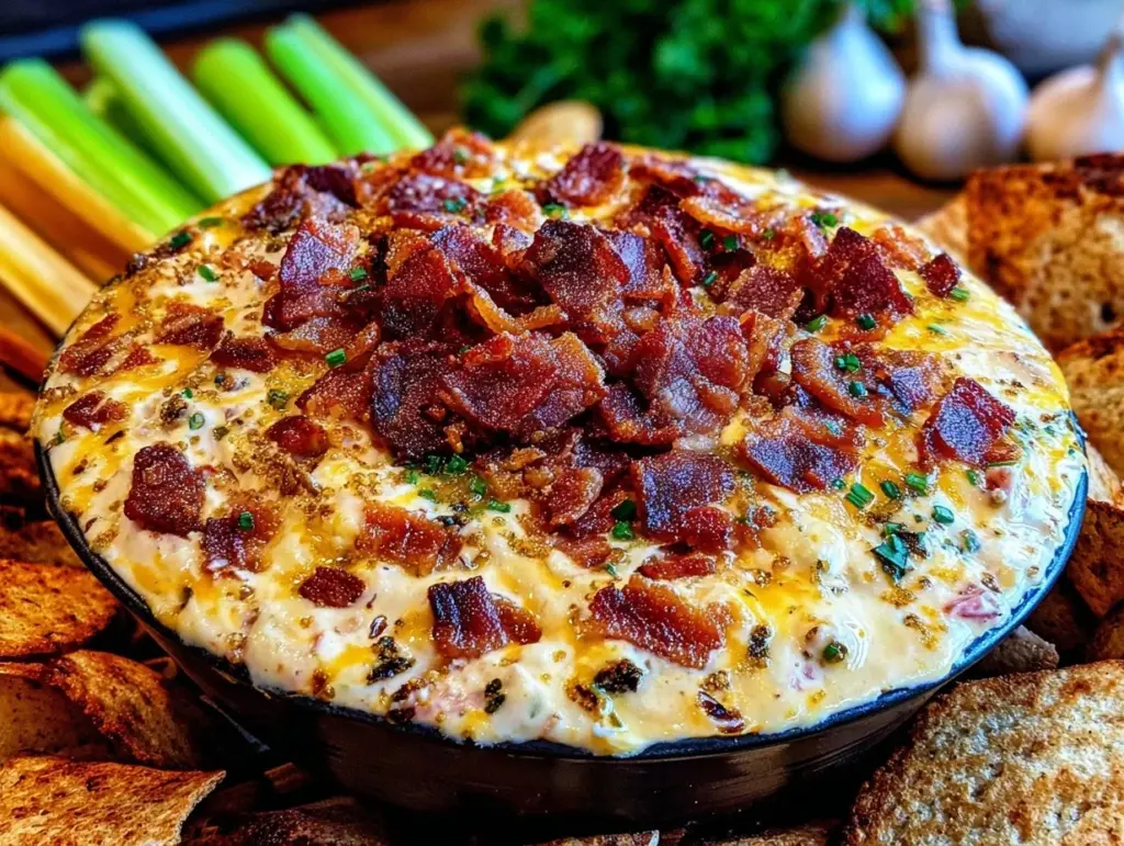 savory crack dip - featured image
