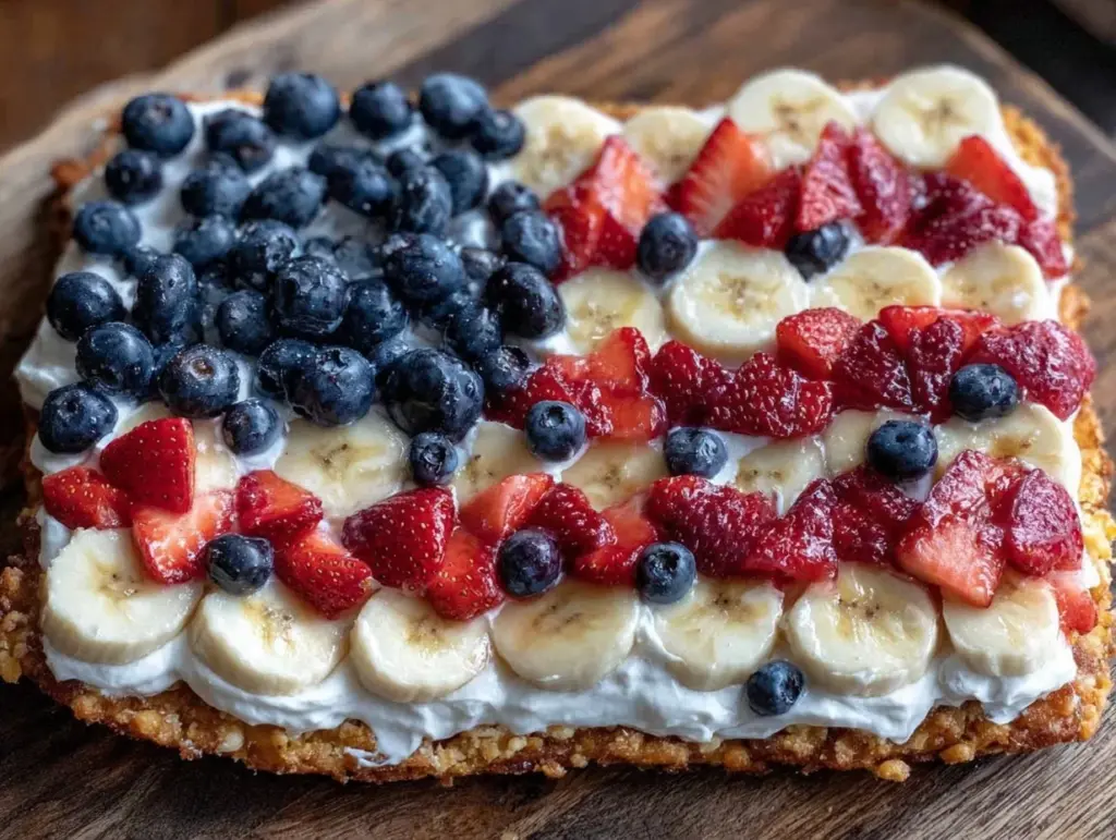 star-spangled fruit pizza recipe - featured image