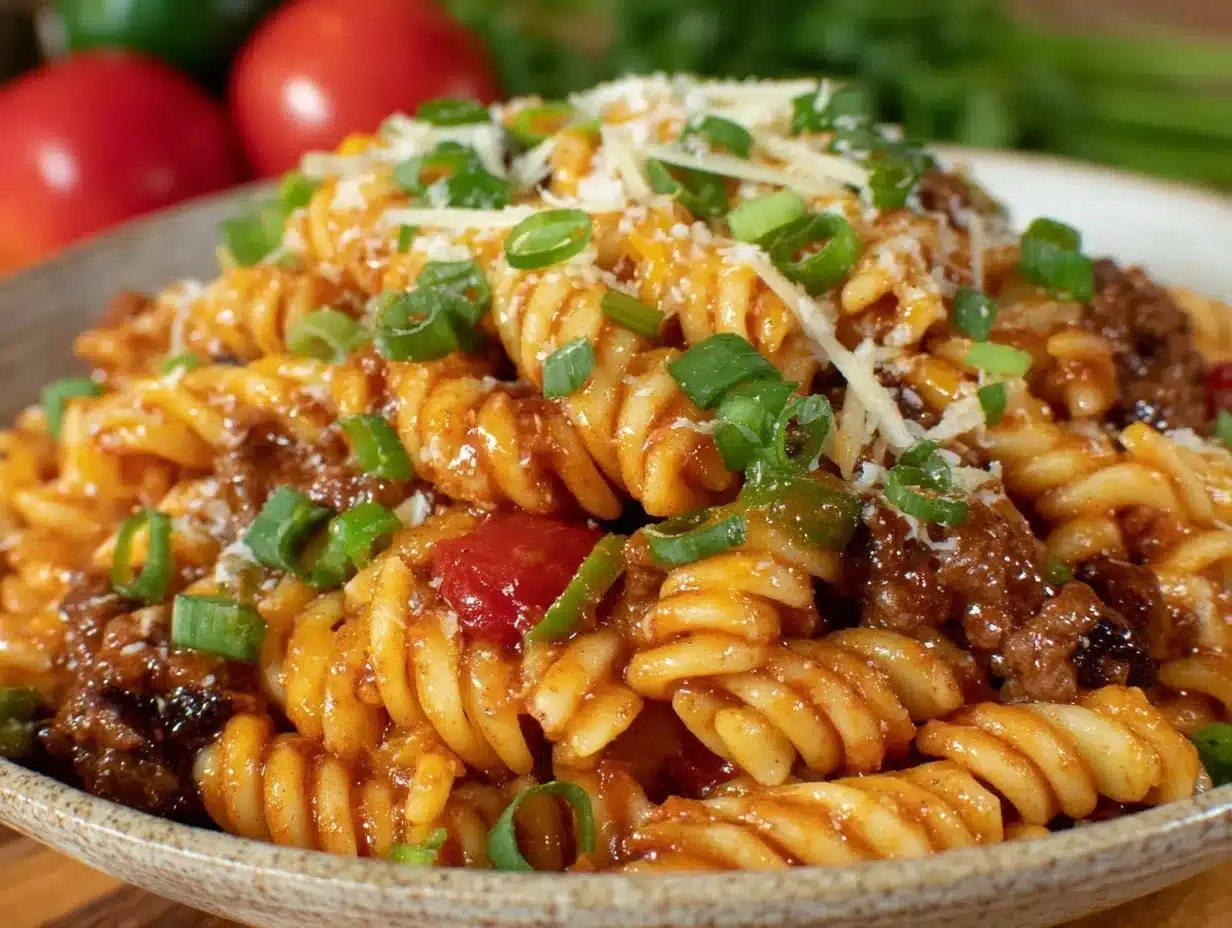 taco pasta salad preparation steps