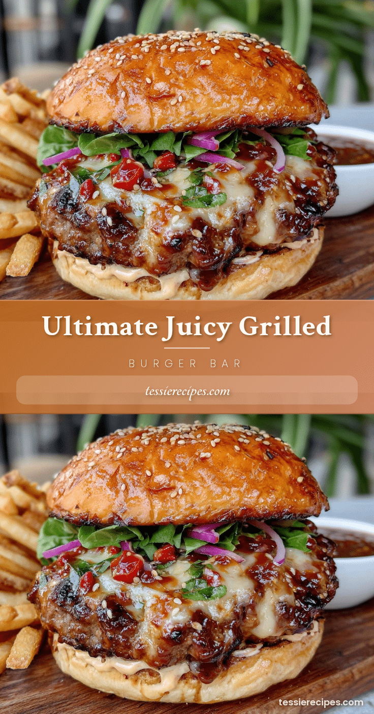 ultimate grilled burger bar recipe