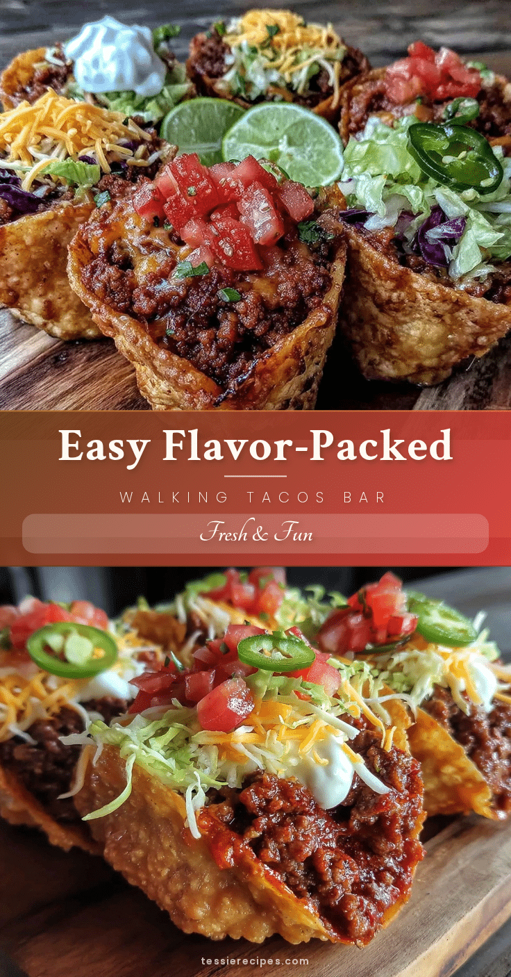 walking tacos bar setup recipe