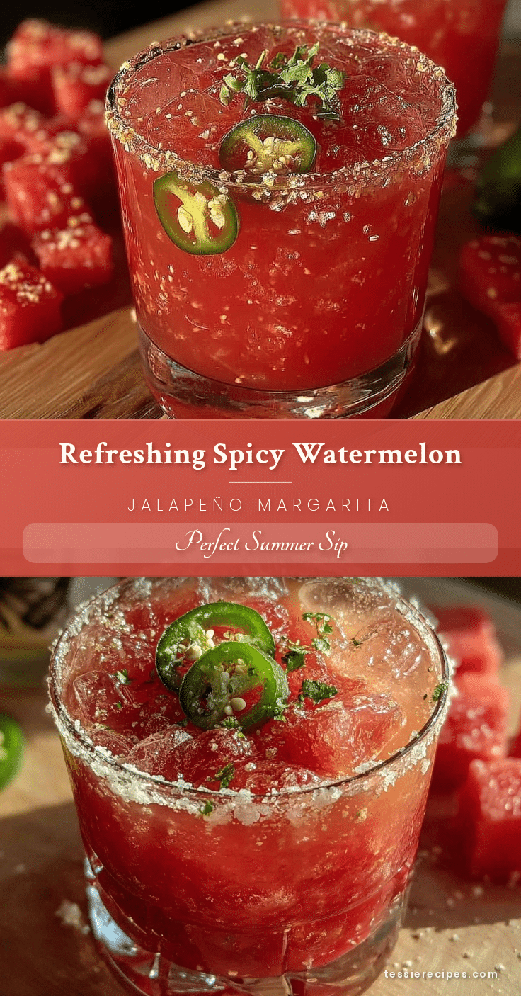 watermelon jalapeño margarita recipe
