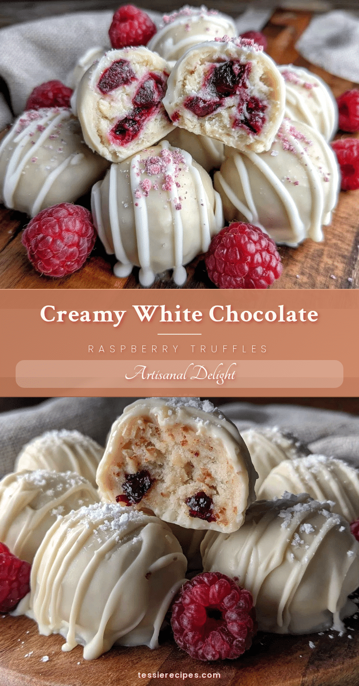 white chocolate raspberry truffles recipe