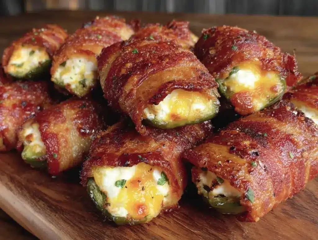 bacon wrapped jalapeno poppers - featured image