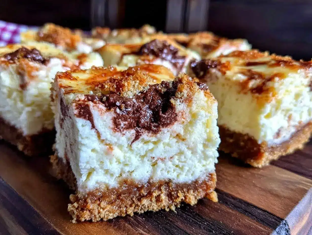 Baileys Irish Cream cheesecake bars preparation steps