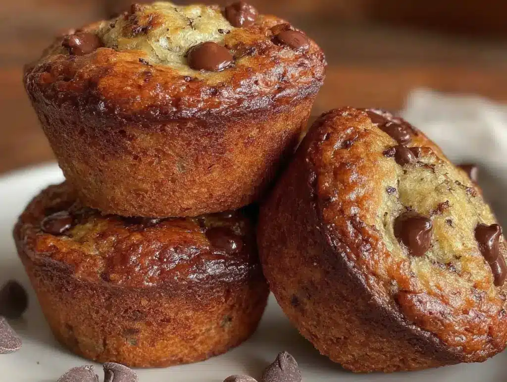 banana bread muffins - featured image