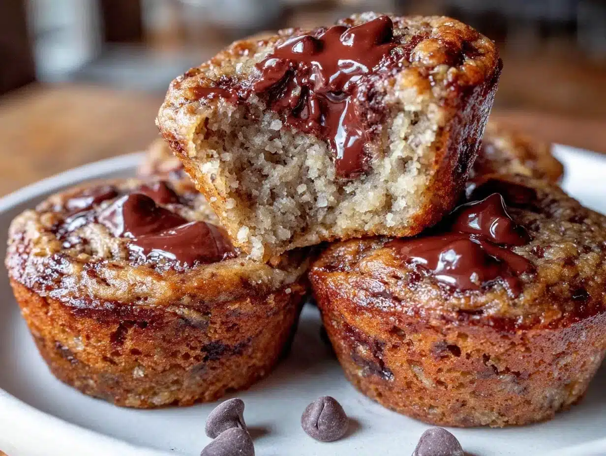 banana bread muffins preparation steps