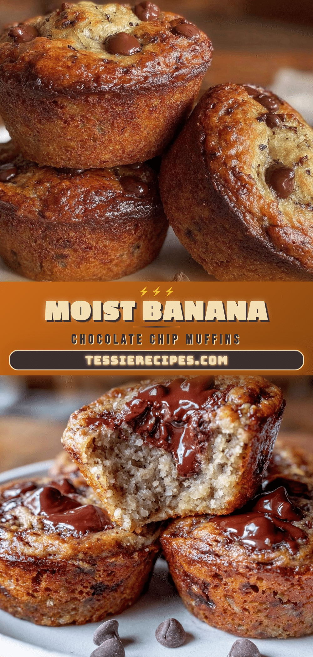 banana bread muffins recipe