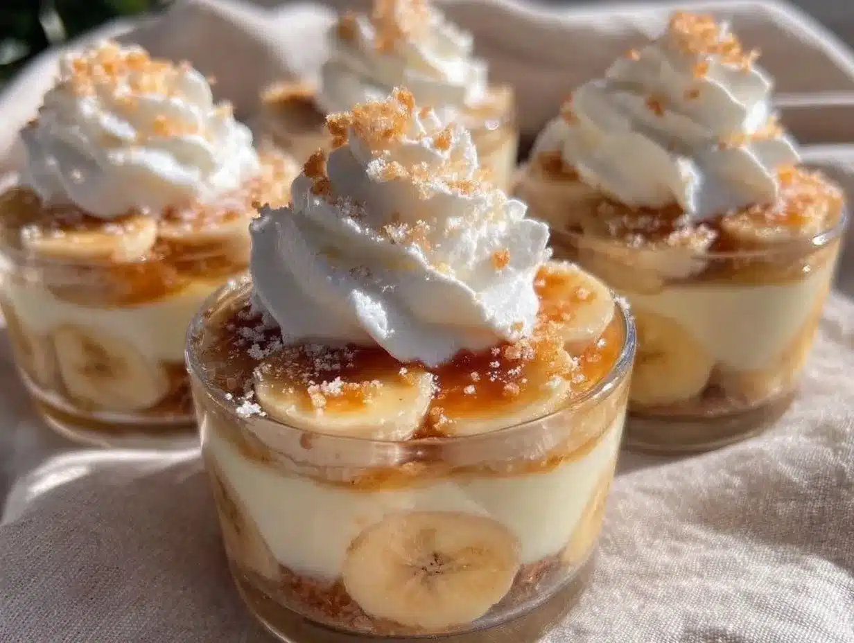 banana pudding cups preparation steps