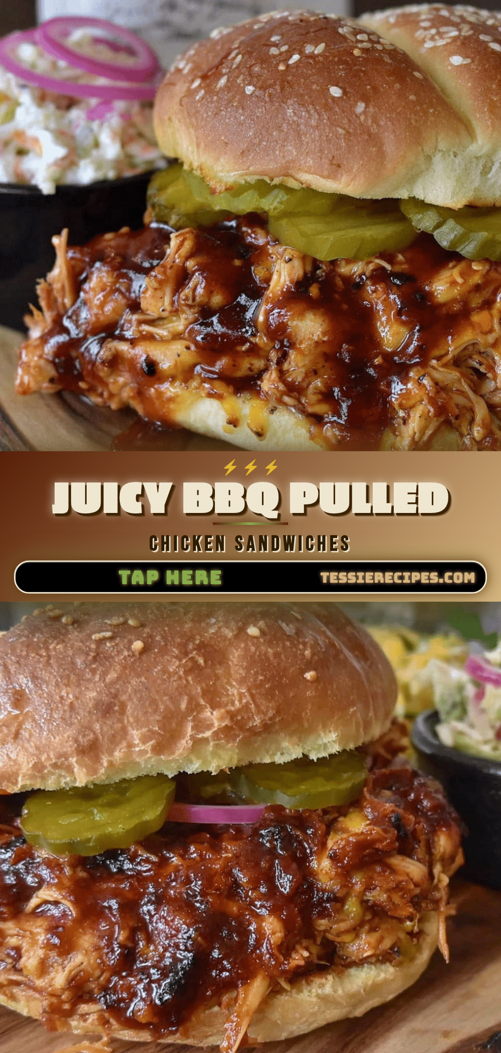 bbq pulled chicken sandwiches recipe