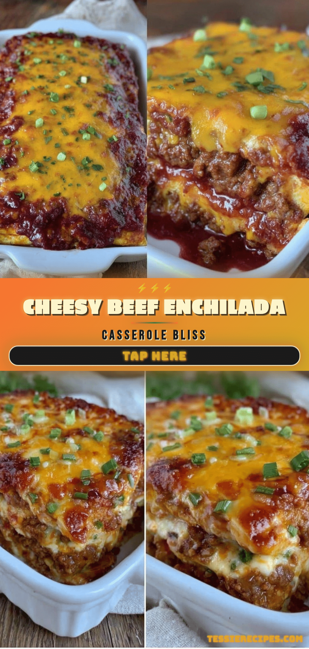 beef and cheese enchilada casserole recipe