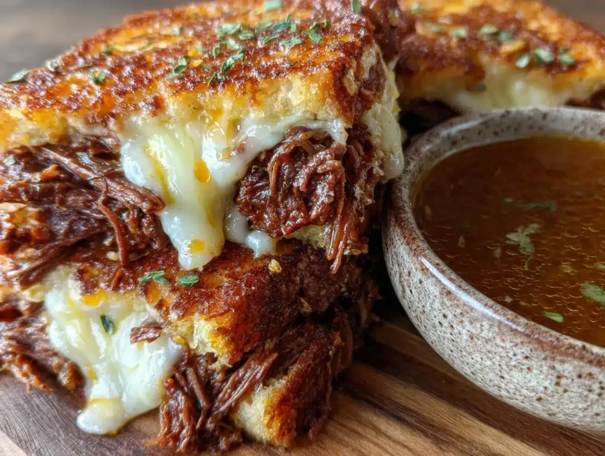 birria grilled cheese sandwich preparation steps