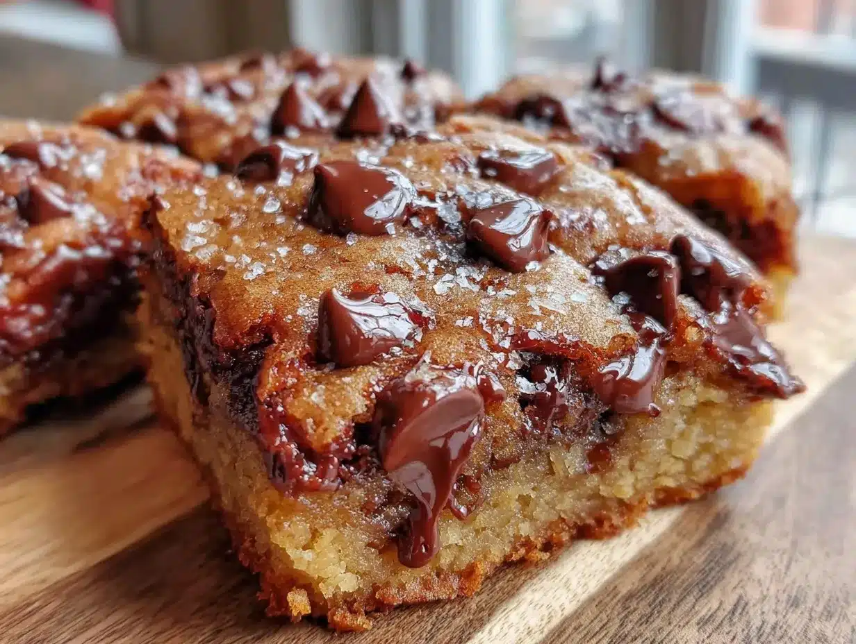 brown butter chocolate chip cookie bars preparation steps
