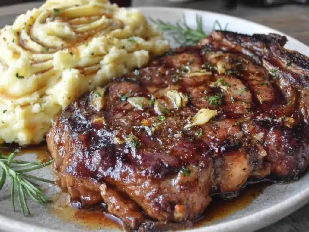brown butter ribeye - featured image