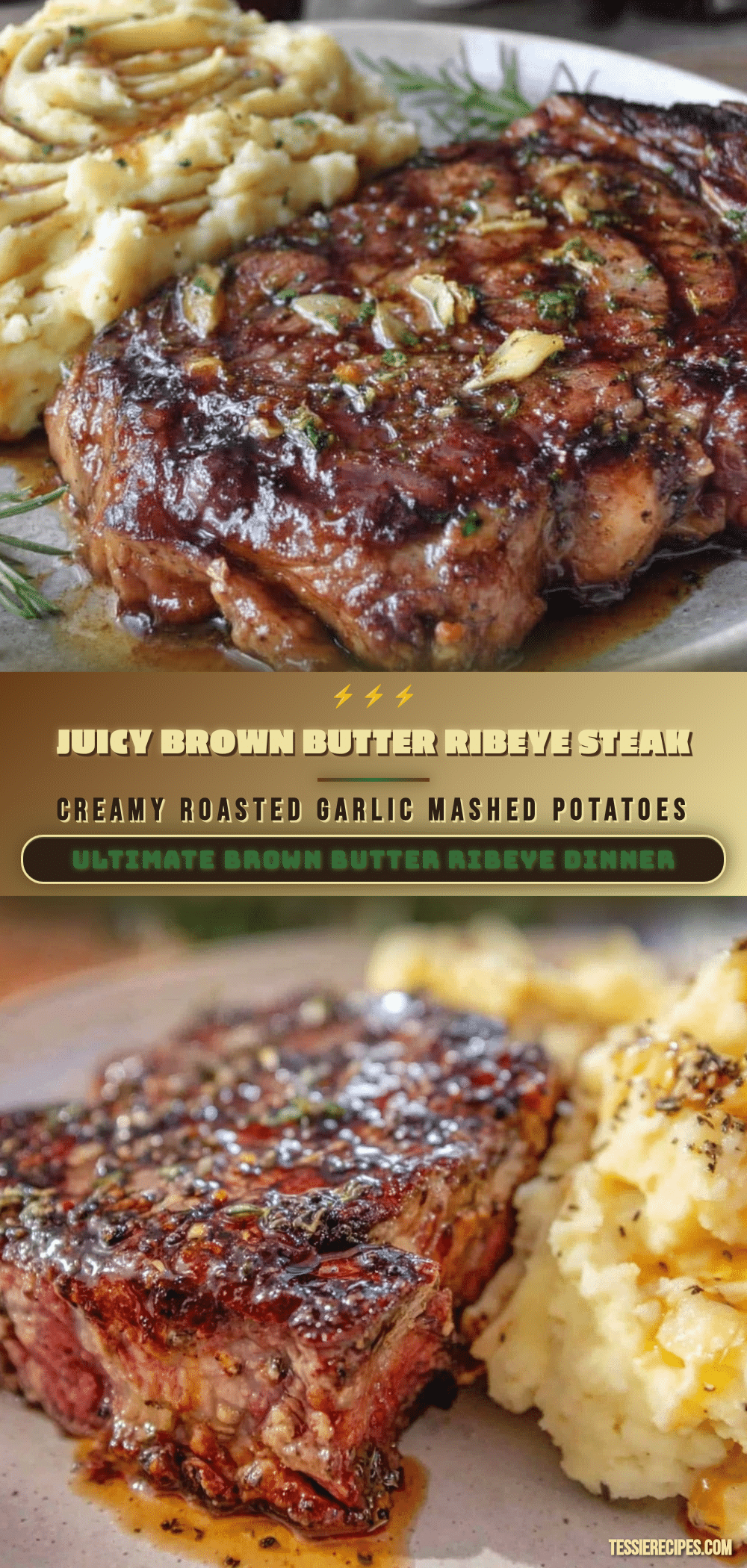 brown butter ribeye recipe