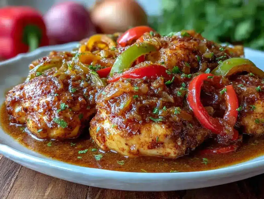 Cajun smothered chicken - featured image