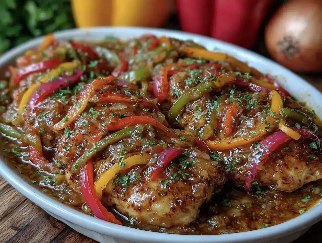 Cajun smothered chicken preparation steps