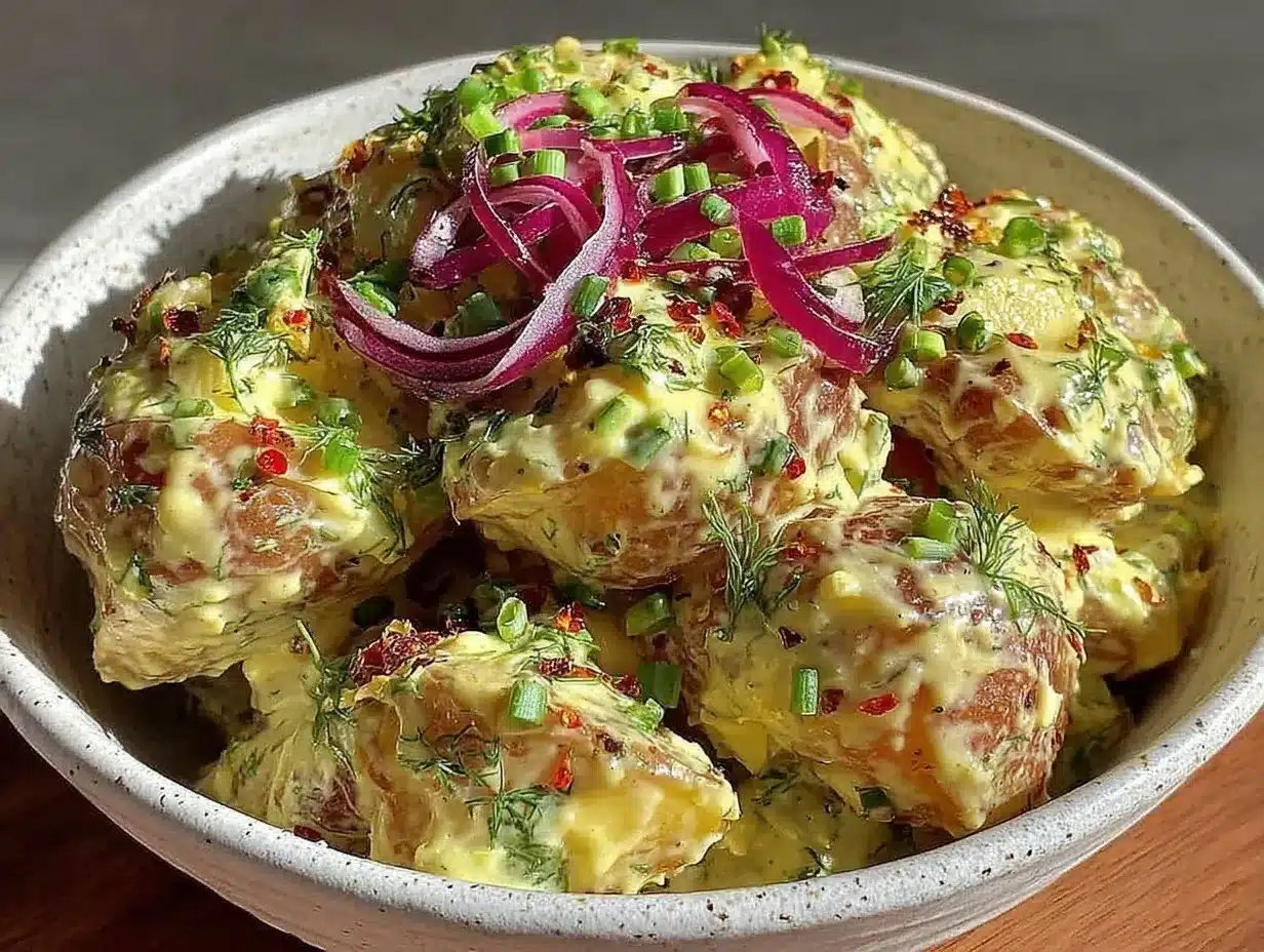 classic old fashioned potato salad preparation steps