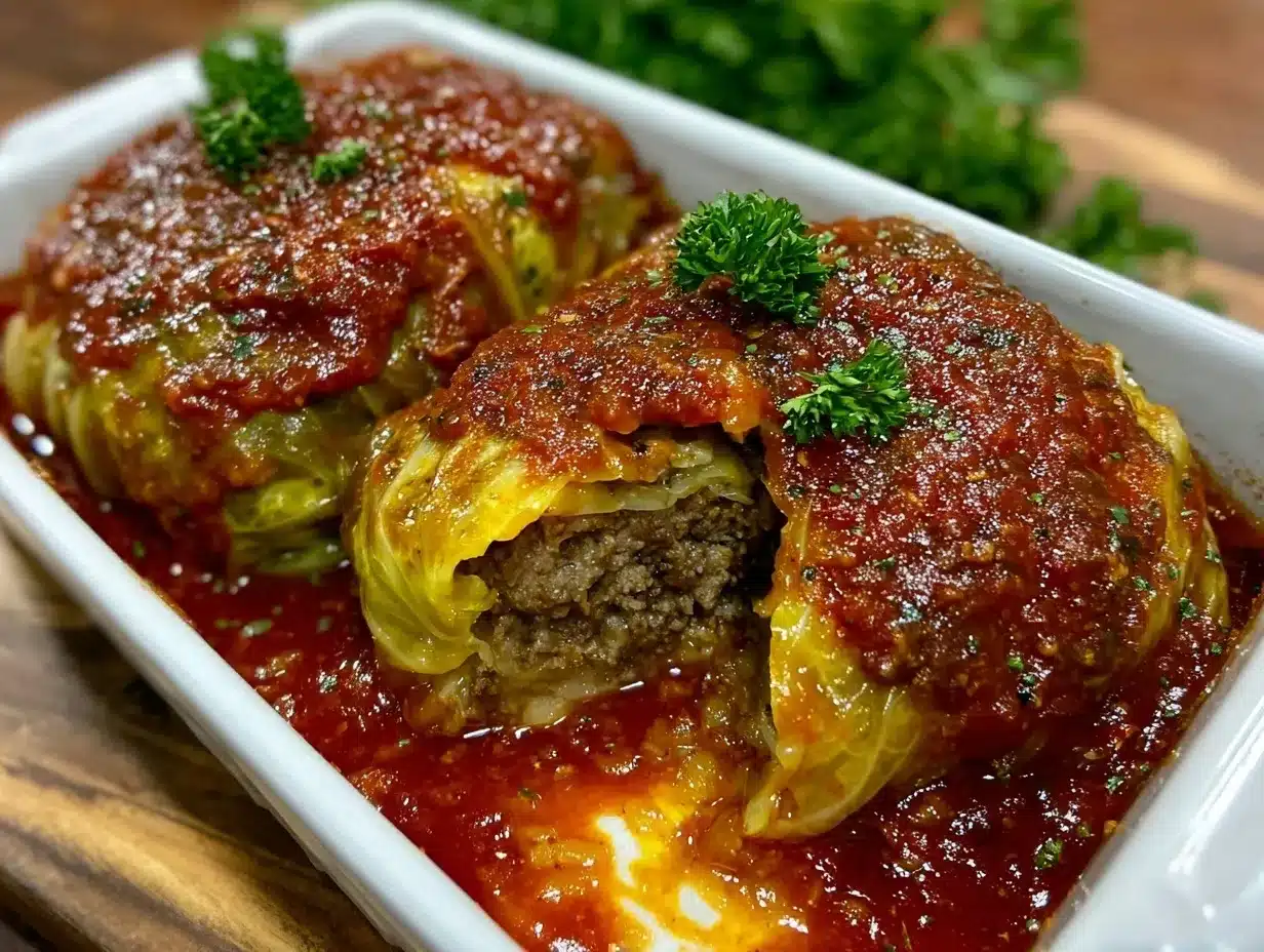 cozy cabbage roll casserole preparation steps