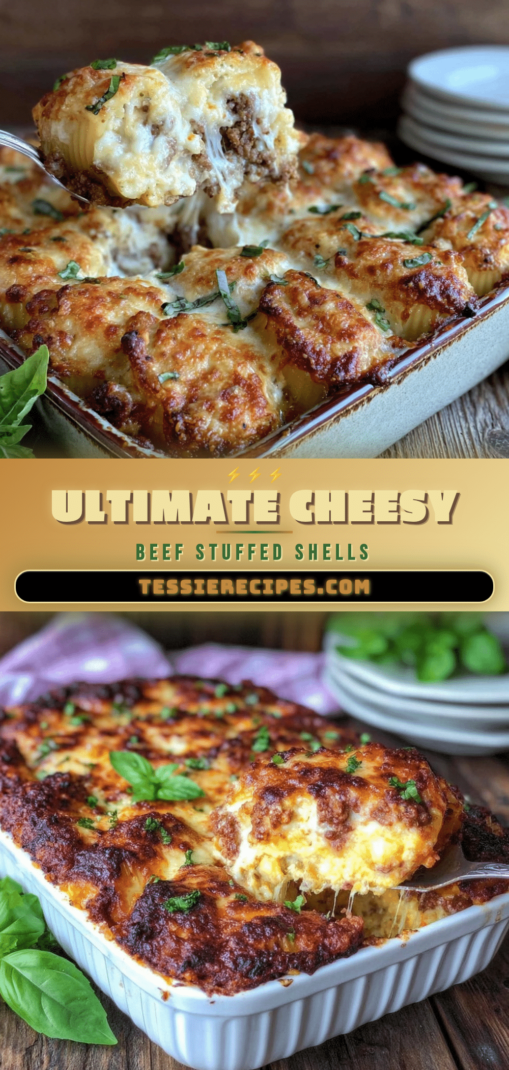 cozy cheesy stuffed shells recipe