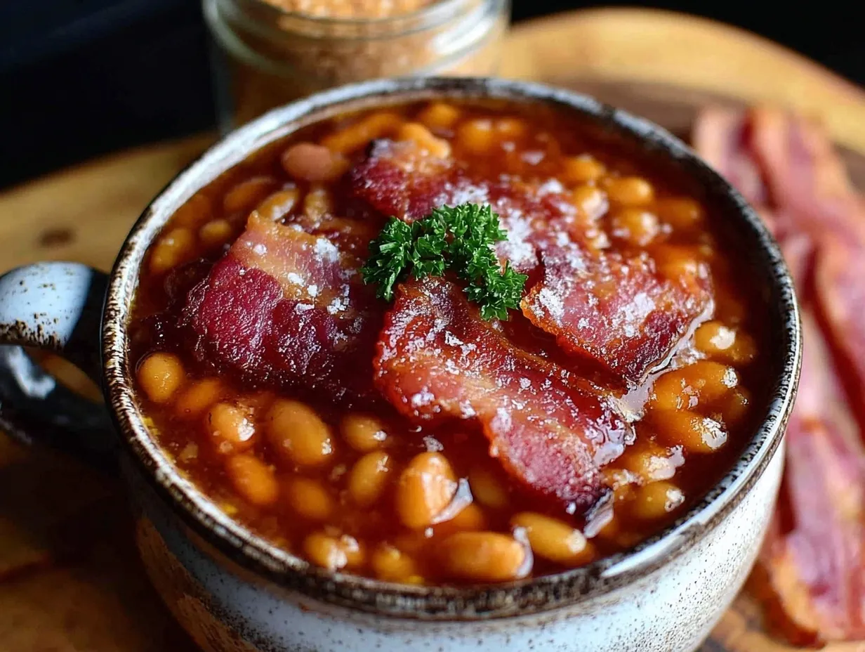cozy crockpot baked beans preparation steps
