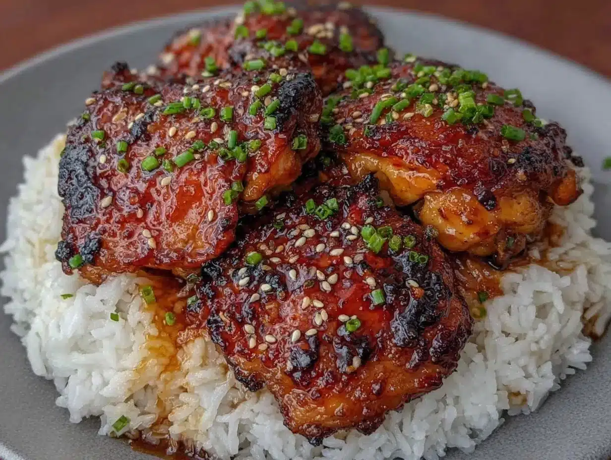 cozy crockpot honey garlic chicken thighs preparation steps