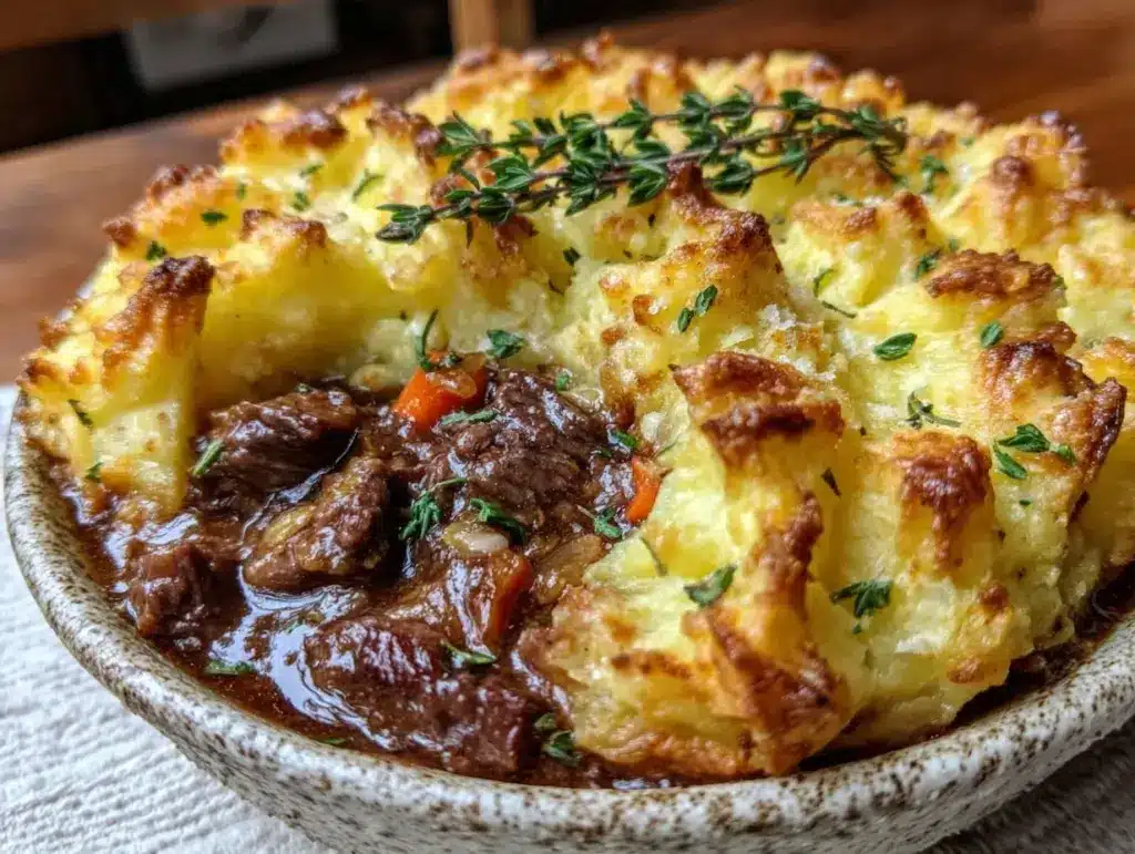 cozy shepherds pie recipe - featured image