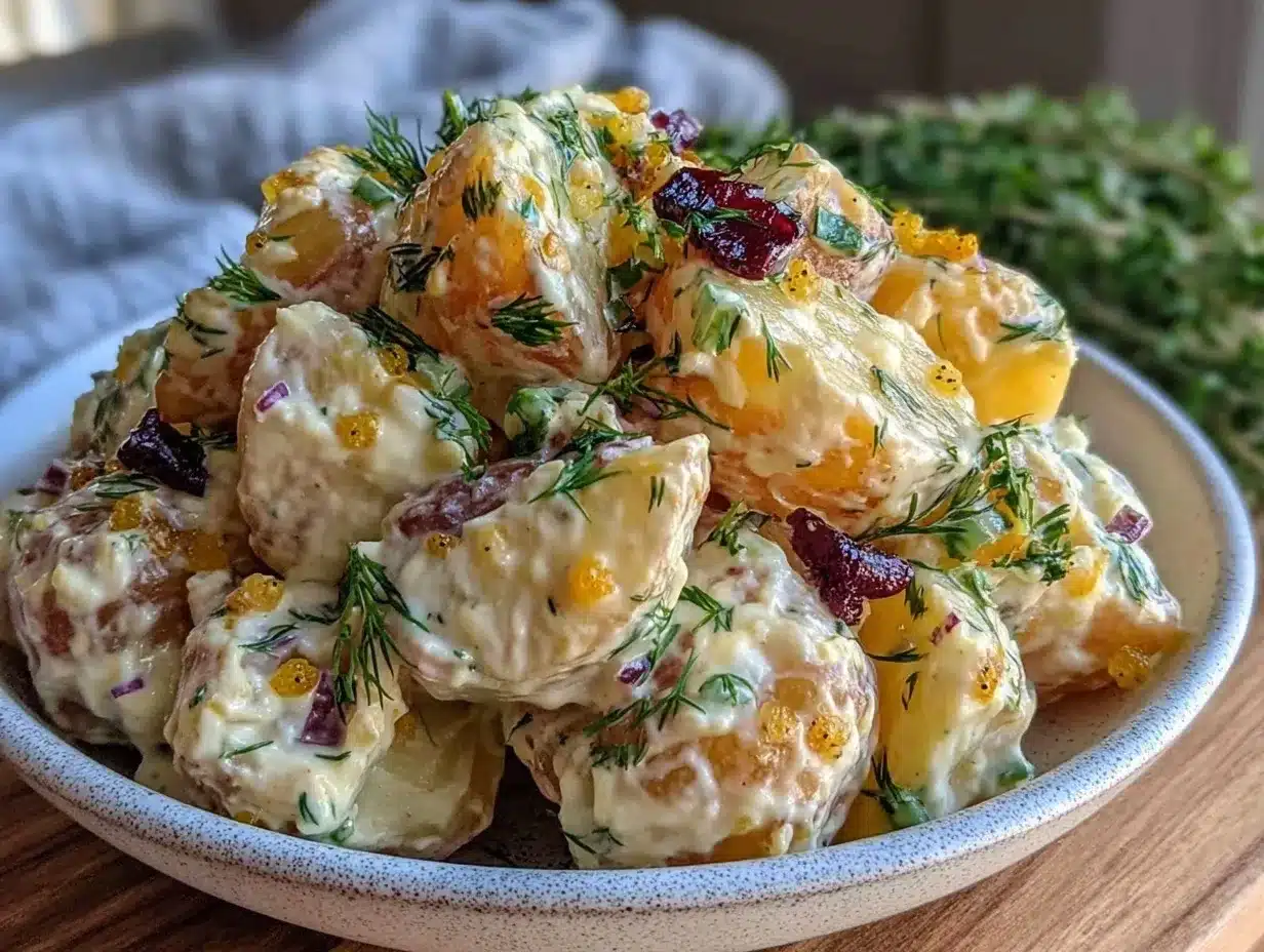 creamy classic potato salad preparation steps