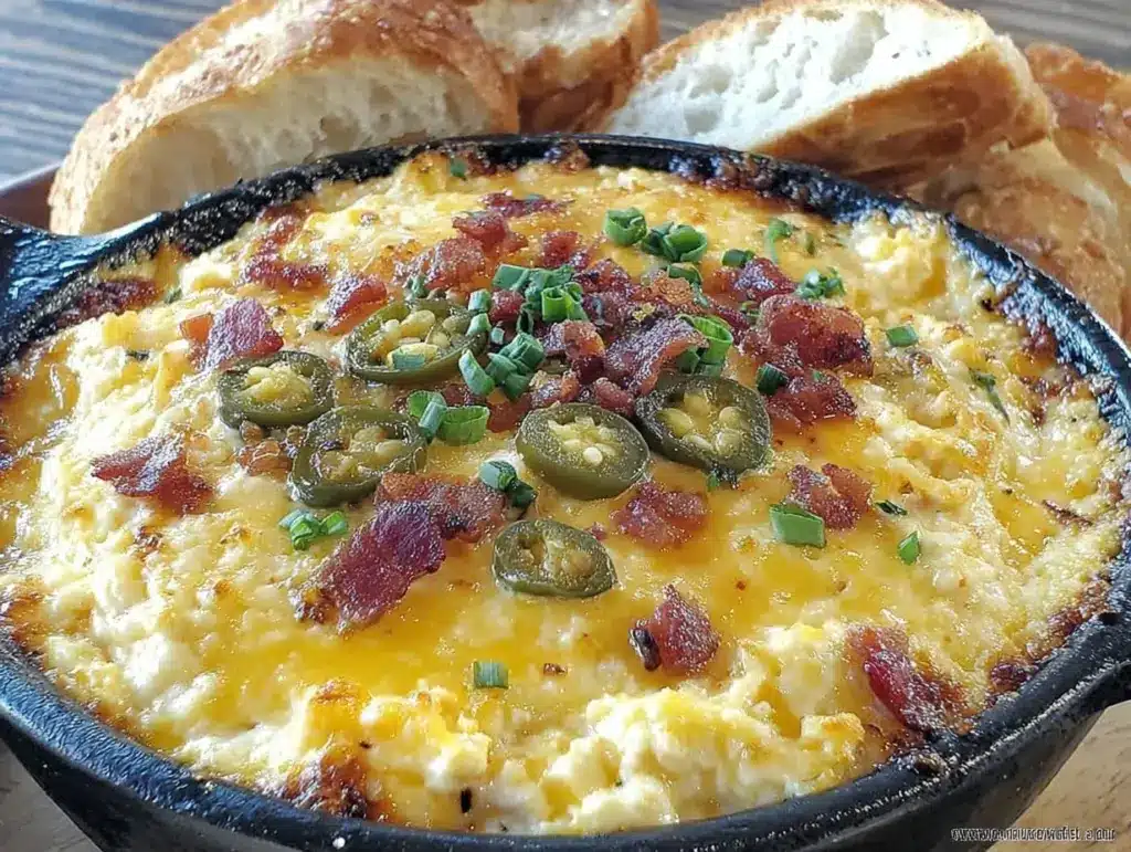 creamy jalapeño popper dip - featured image