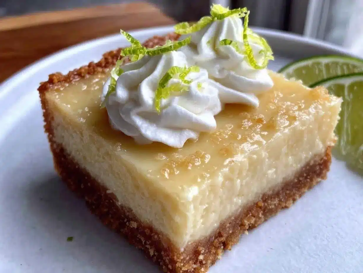 creamy key lime pie bars preparation steps