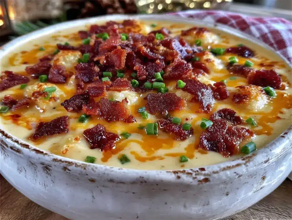creamy loaded baked potato soup - featured image
