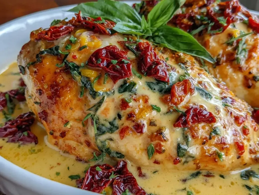 creamy marry me chicken - featured image