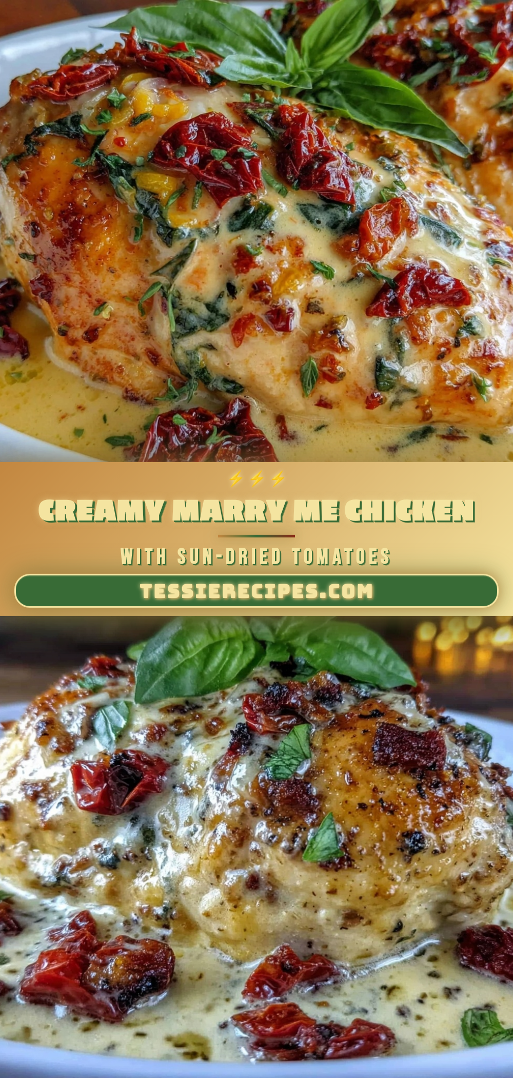 creamy marry me chicken recipe