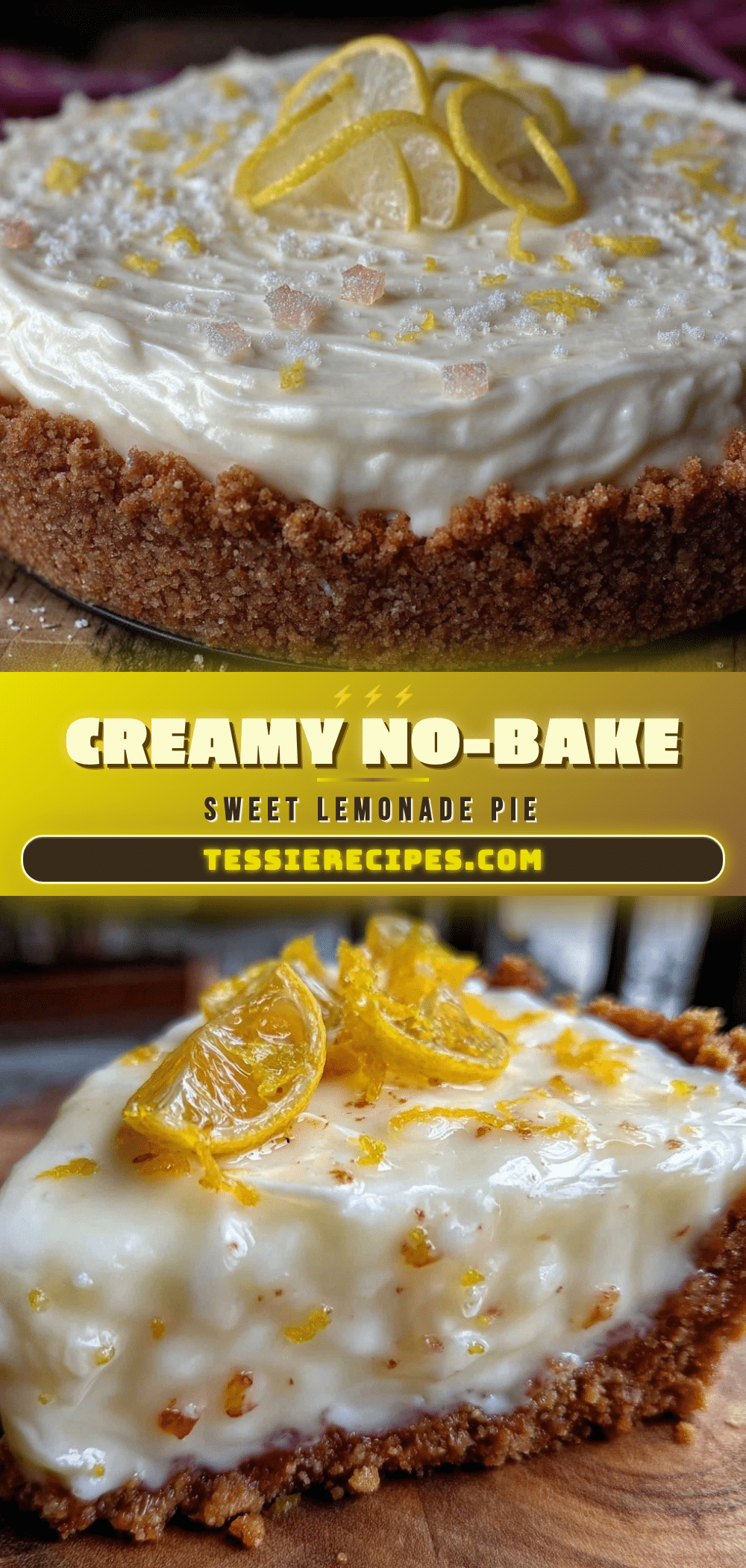 creamy no-bake lemonade pie recipe