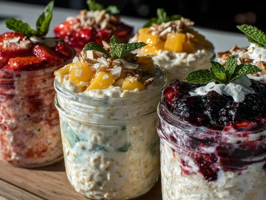 creamy overnight oats - featured image
