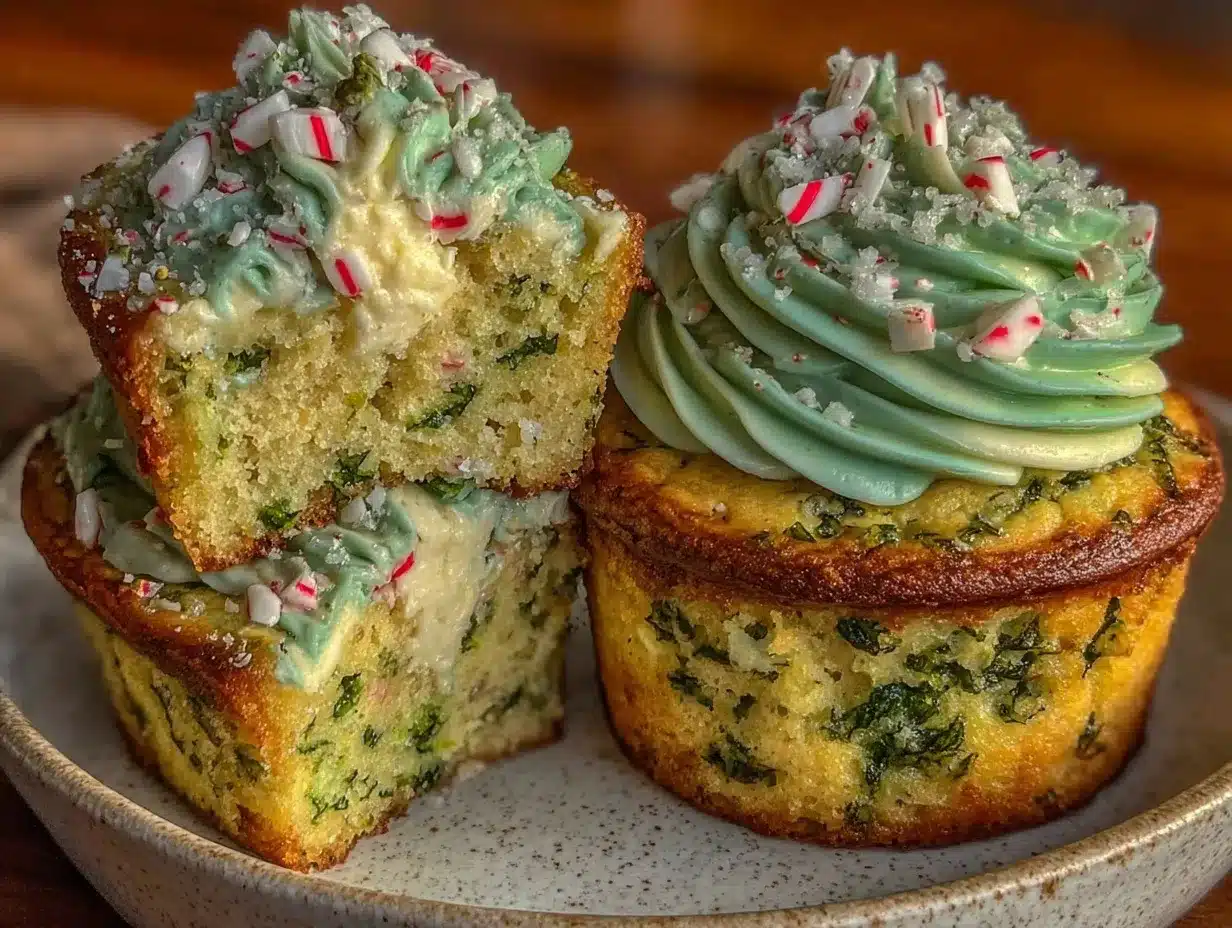 creamy shamrock shake cupcakes preparation steps