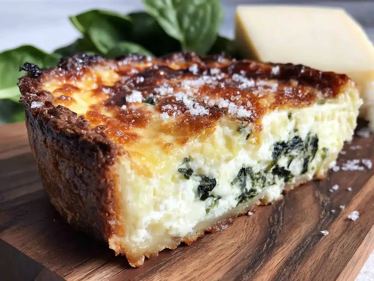 creamy spinach and gruyere quiche preparation steps