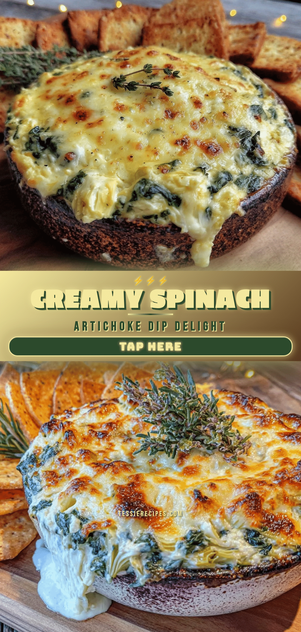 creamy spinach artichoke dip recipe