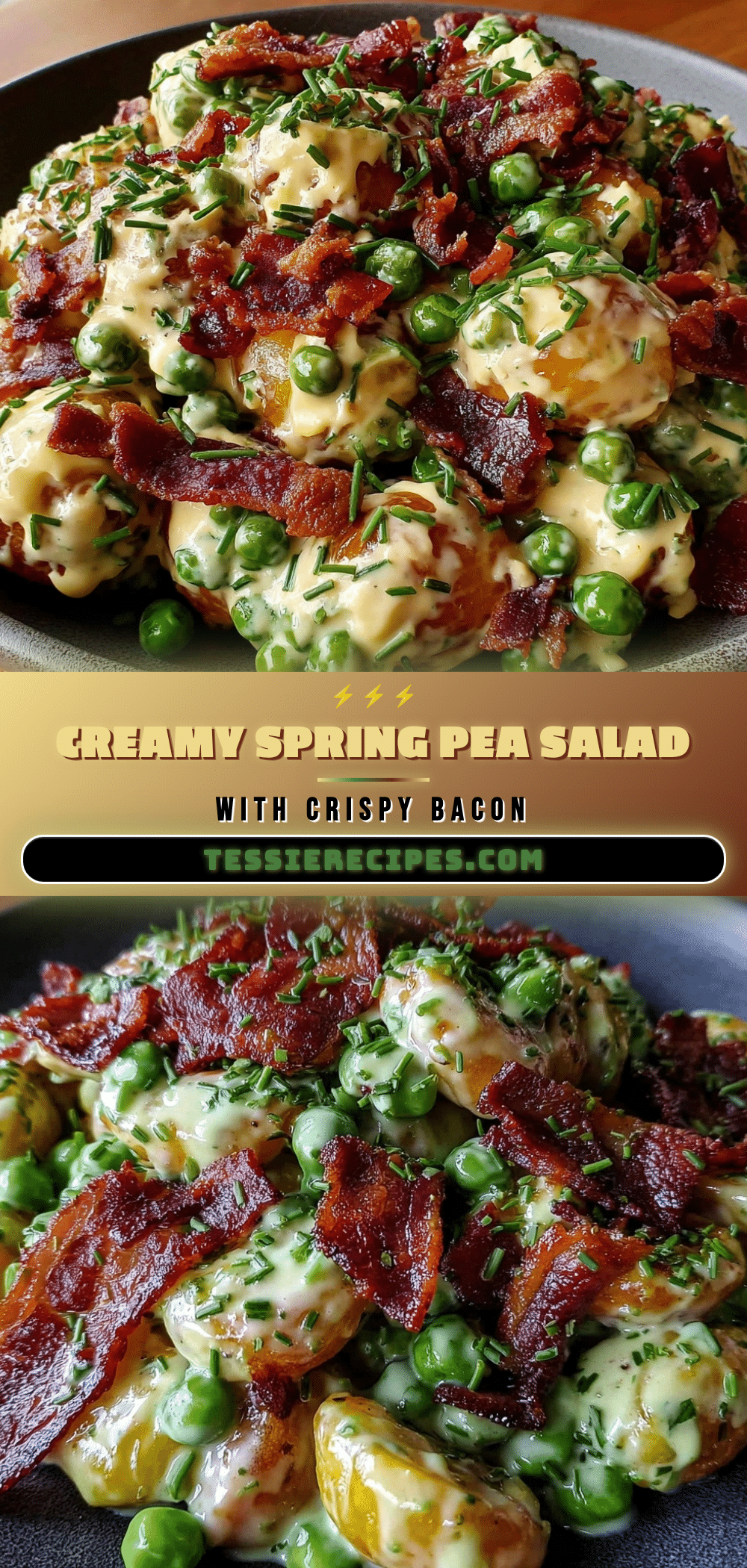 creamy spring pea salad recipe