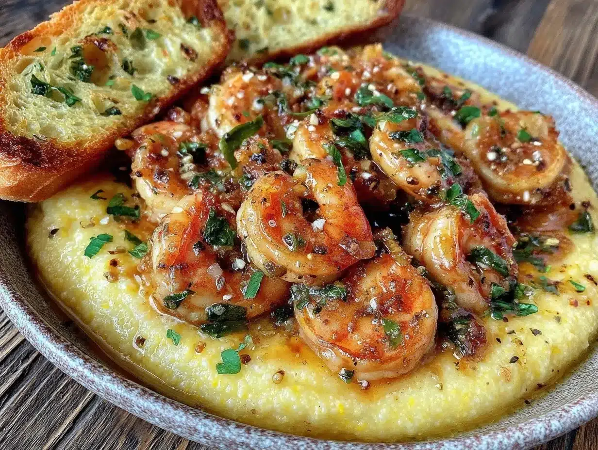 creamy tuscan butter garlic shrimp preparation steps