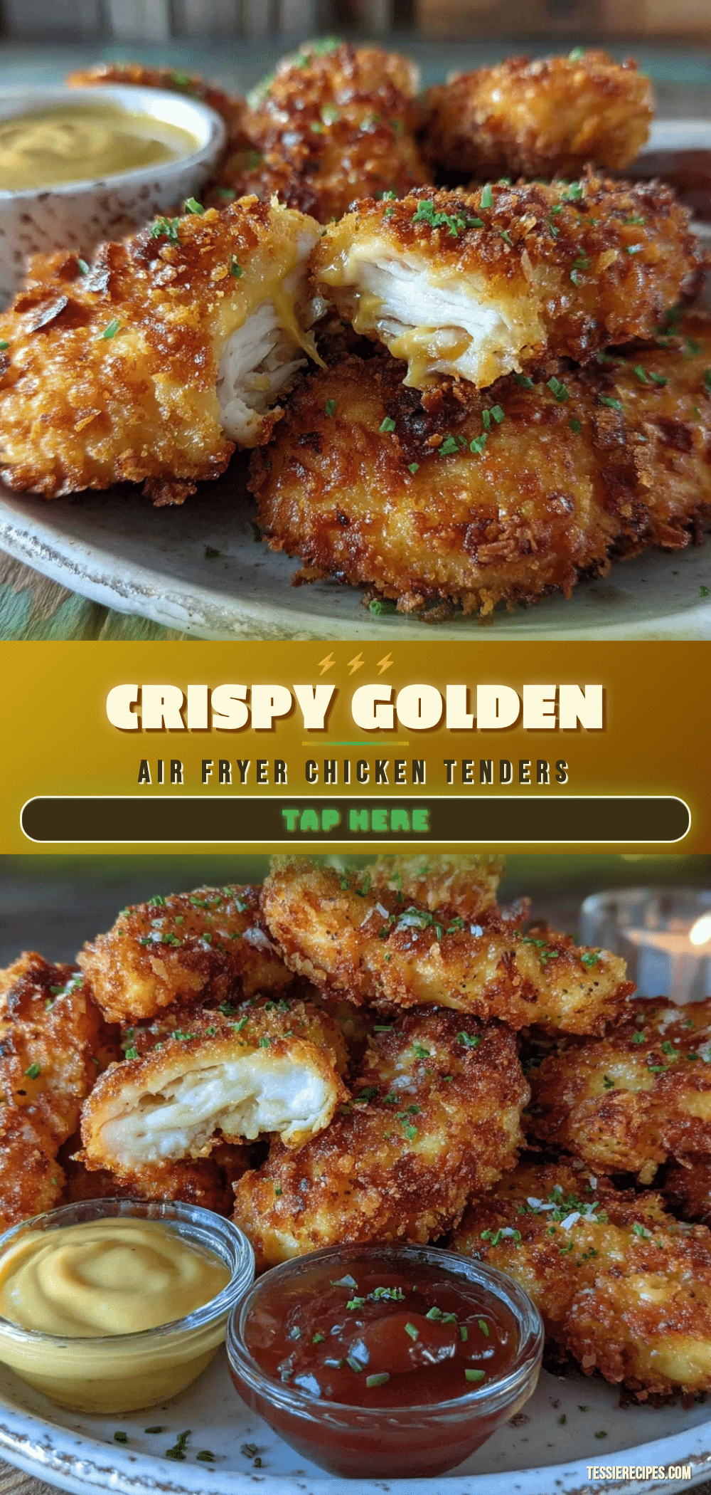 crispy air fryer chicken tenders recipe