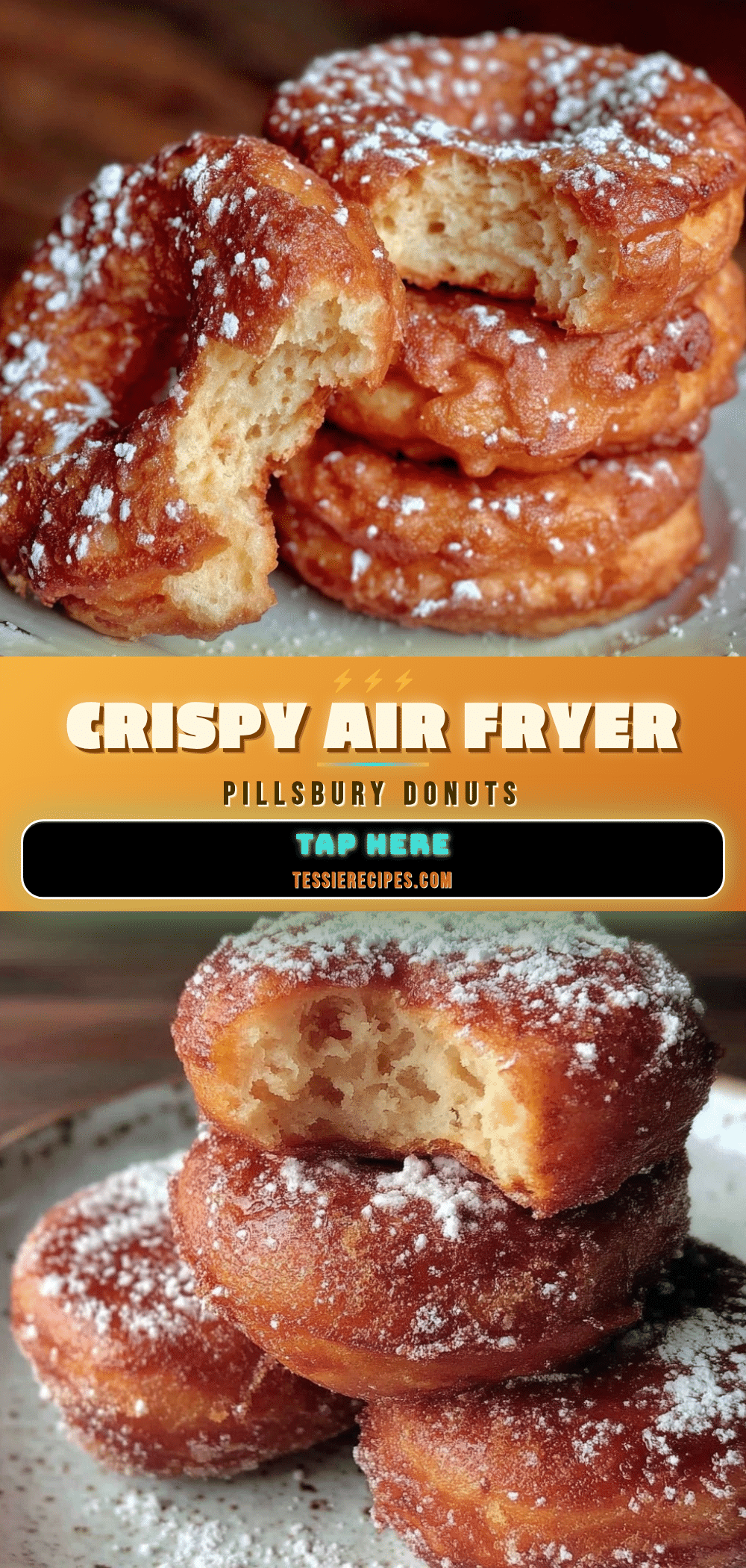 crispy air fryer donuts recipe