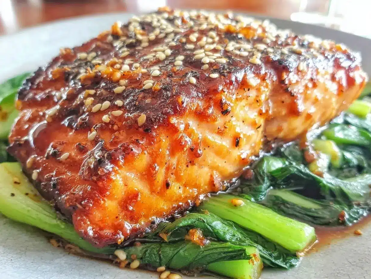 crispy air fryer honey sesame salmon preparation steps