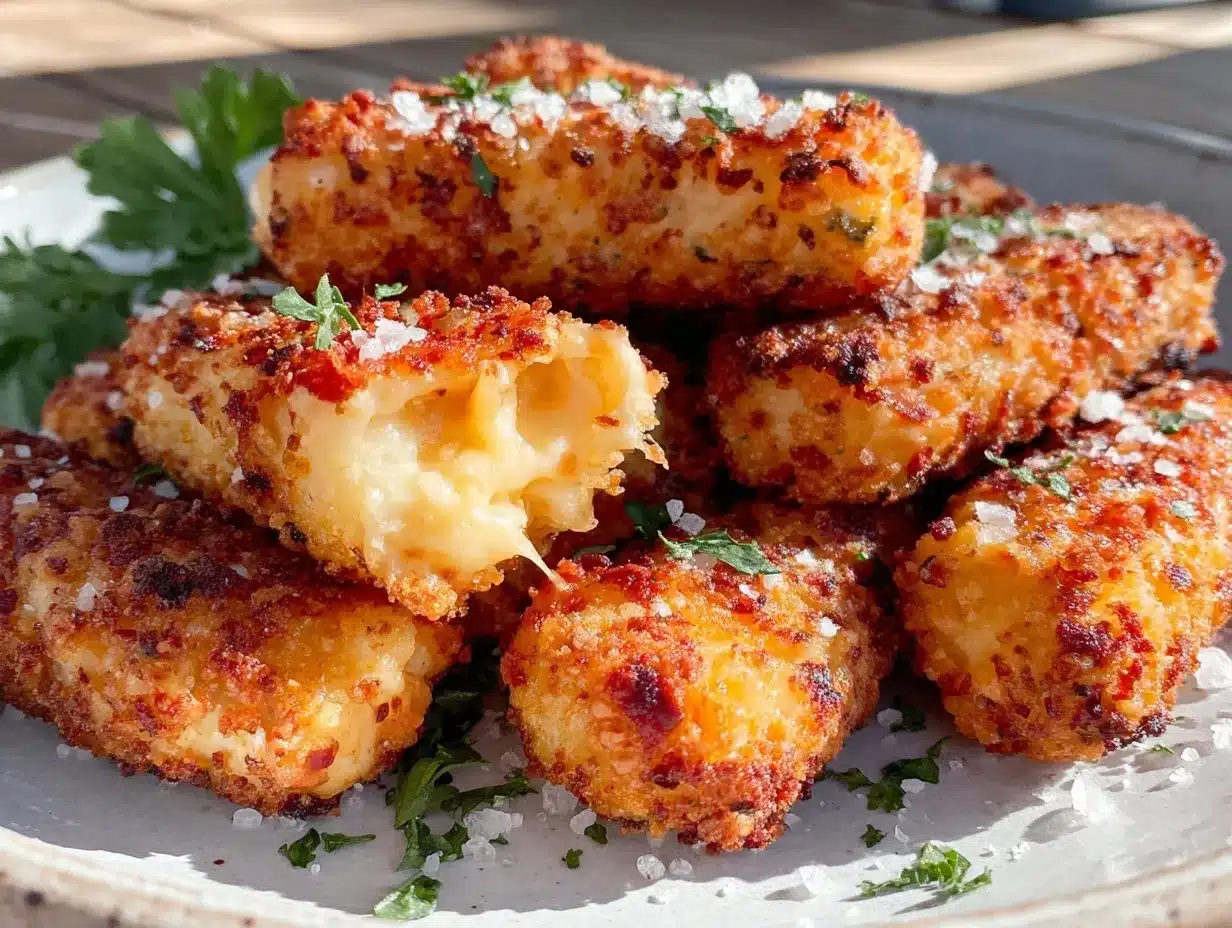 crispy air fryer mozzarella sticks preparation steps
