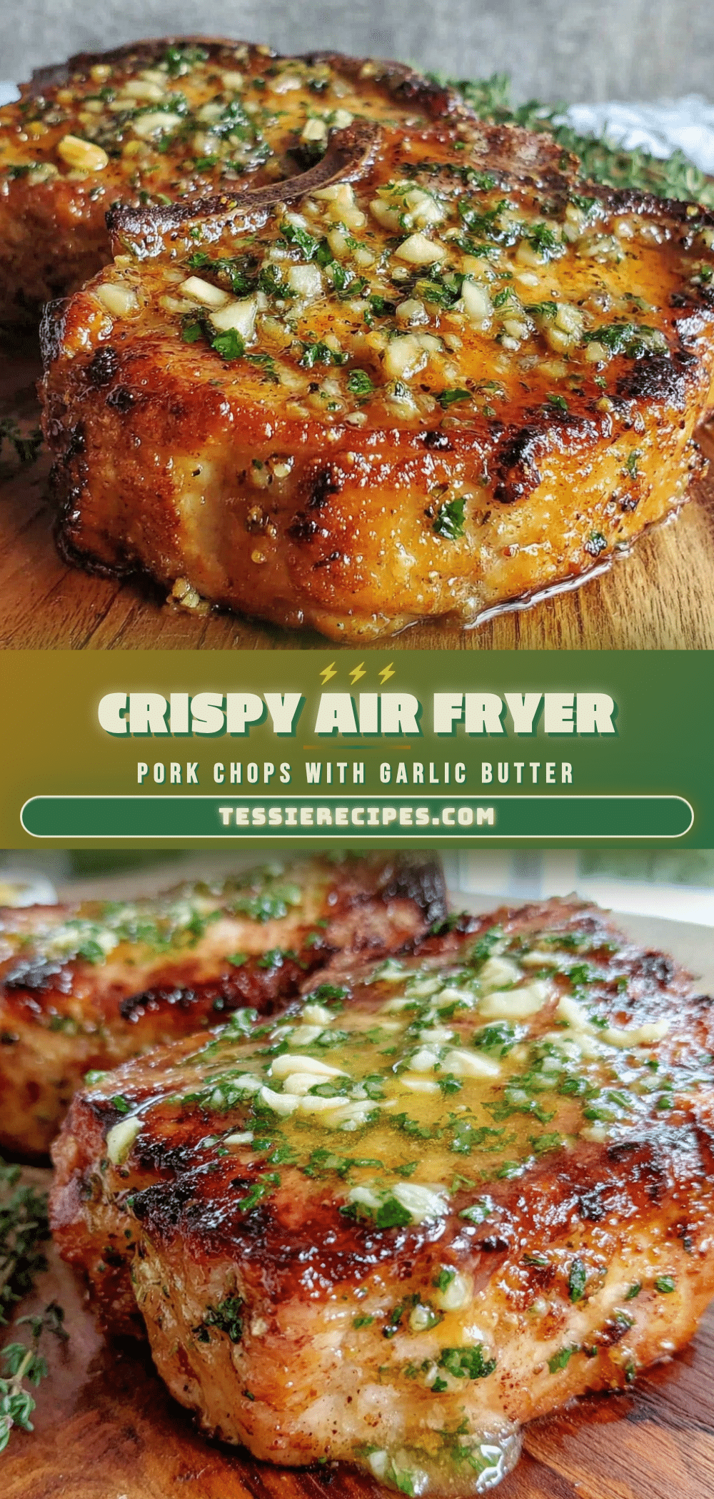 crispy air fryer pork chops recipe
