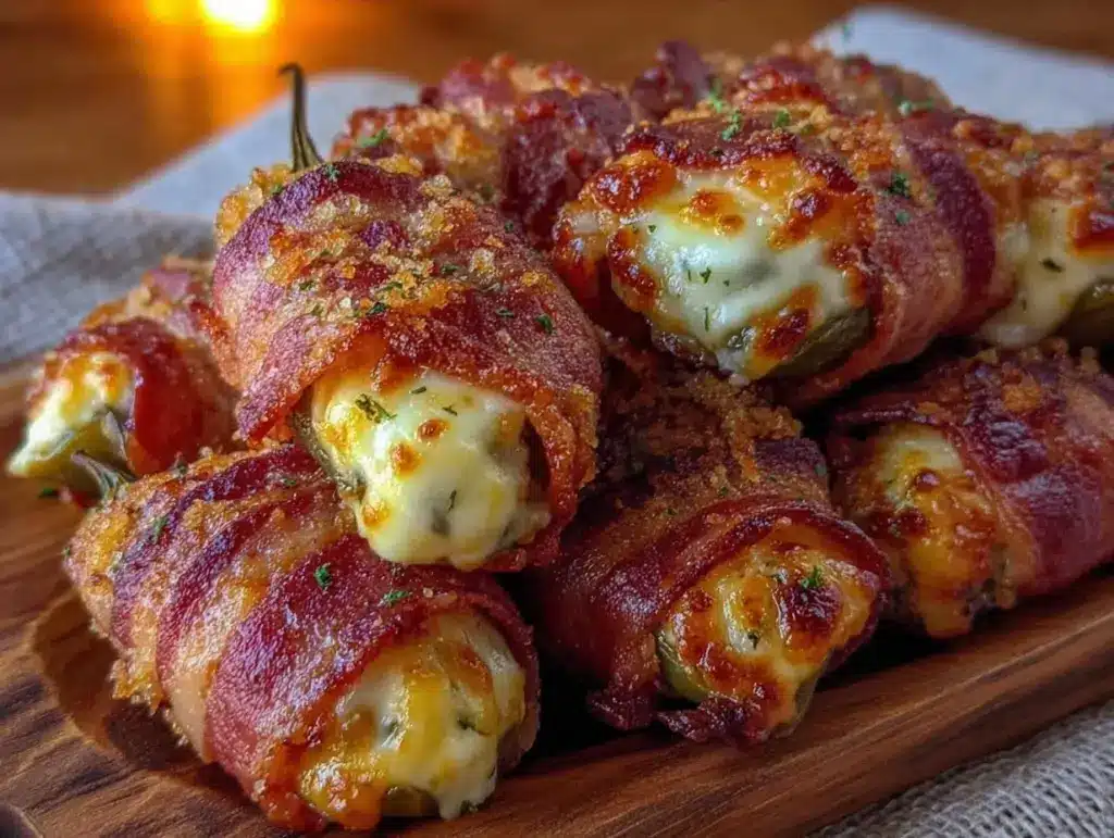 crispy bacon-wrapped jalapeño poppers - featured image