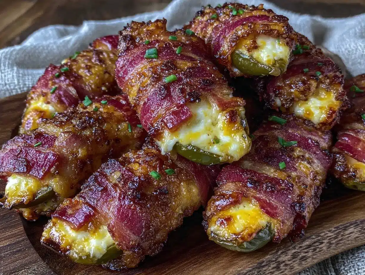 crispy bacon-wrapped jalapeño poppers preparation steps