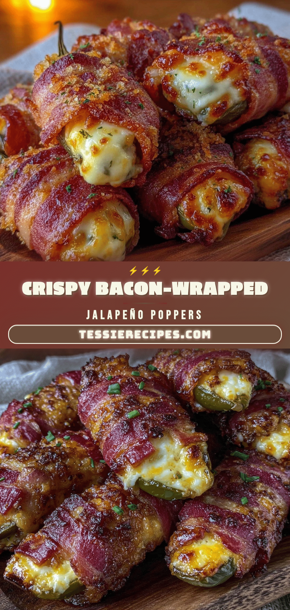 crispy bacon-wrapped jalapeño poppers recipe