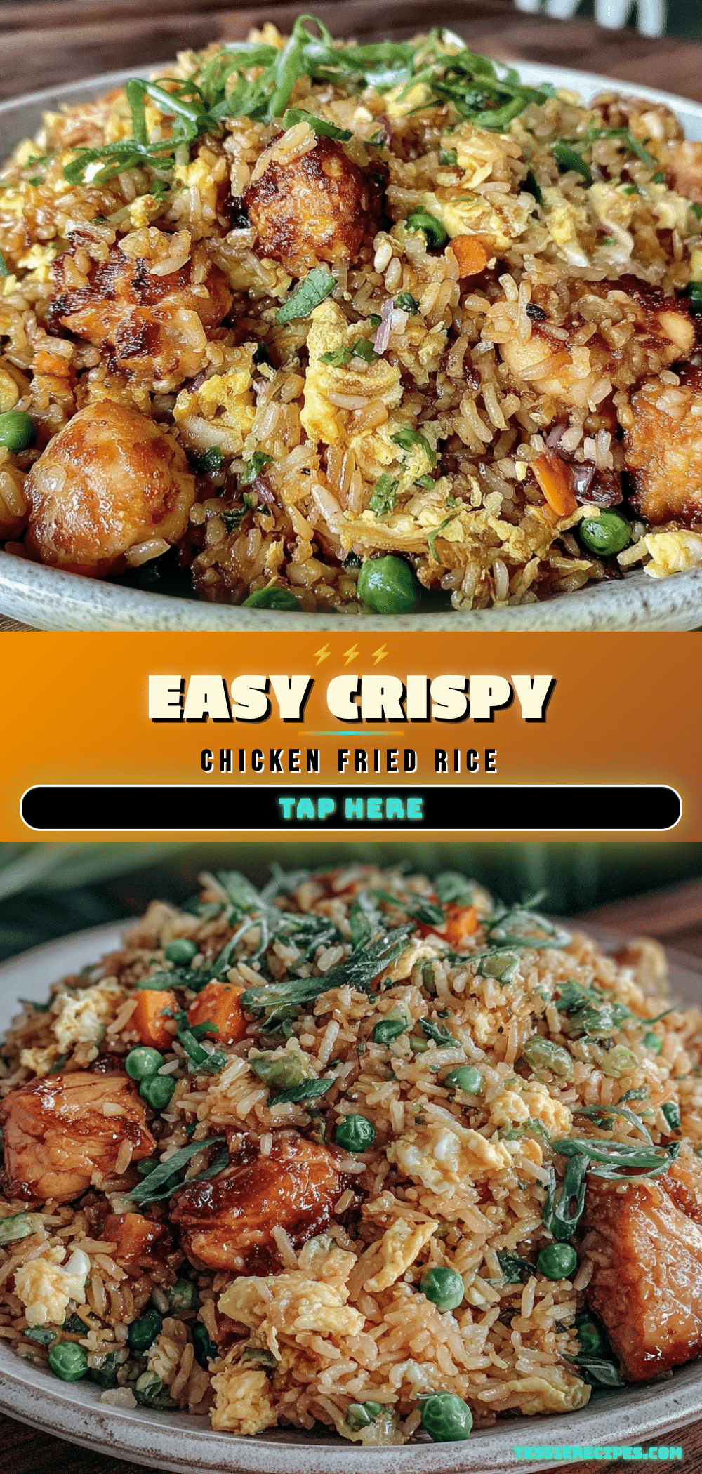 crispy chicken fried rice recipe